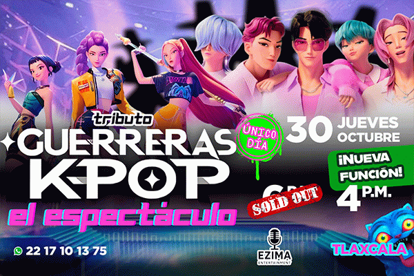 img_Tributo Guerreras K- Pop  el espectáculo, Tlaxcala